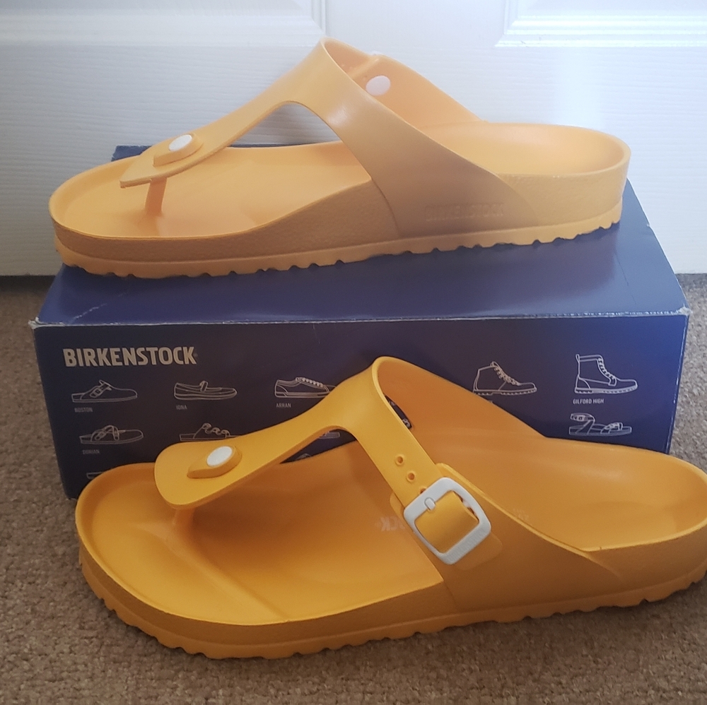 Birkenstock Gizeh EVA Yellow Size 12